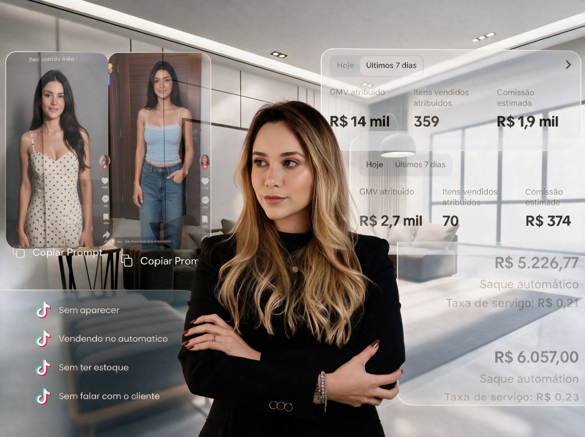 Painel de comissões do TikTok Shop